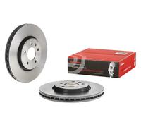 2x Disco de freno ventilación interna 09.D608.11 BREMBO para OPEL