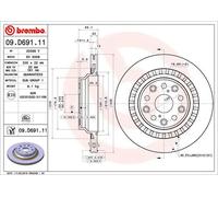BREMBO 09.D691.11 Disco de freno
