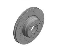 2x Disco de freno ventilación interna 150.1279.52 ZIMMERMANN para BMW 7