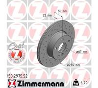 ZIMMERMANN 150.2975.52 Disco de freno