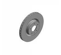 ZIMMERMANN 2X Disco De Freno Delantero Ø284 Mm Ventilado Para Fiat 500L 199_ 1.4