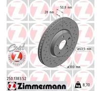 ZIMMERMANN 250.1383.52 Disco de freno