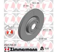 ZIMMERMANN 250.5700.20 Disco de freno