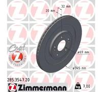 ZIMMERMANN 285.3547.20 Disco de freno