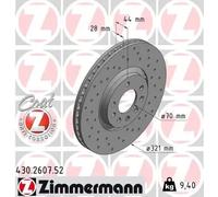 ZIMMERMANN 430.2607.52 Discos de freno