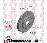 ZIMMERMANN 430.2621.52 Disco de freno