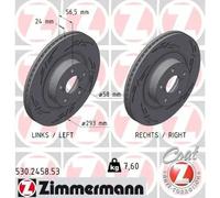 ZIMMERMANN 530.2458.53 Disco de freno