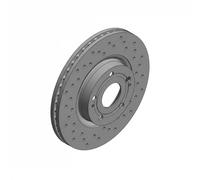 2x Disco de freno ventilación interna 590.2592.52 ZIMMERMANN para TOYOTA AVENSIS