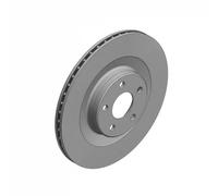 2x Disco de freno ventilación interna 610.3728.20 ZIMMERMANN para VOLVO POLESTAR