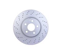 2x Disco de freno ventilación interna 8DD 355 115-011 HELLA para MERCEDES-BENZ