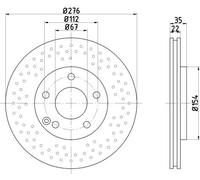 TEXTAR Discos de freno para MERCEDES-BENZ Ref: 92124403)
