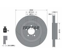 TEXTAR 92151605 Disco de freno