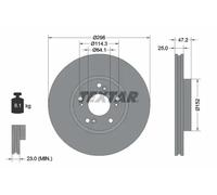 TEXTAR 92195000 Disco de freno