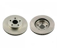 2x Disco de freno ventilación interna J3302158 NIPPARTS para TOYOTA