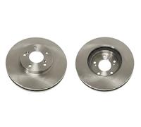 2x Disco de freno ventilación interna J3304040 NIPPARTS para HONDA ACCORD VI