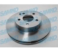 2x Disco de freno ventilación interna M2063V LPR para MERCEDES-BENZ CLASE C