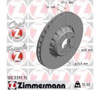 ZIMMERMANN 100.3391.75 Disco de freno