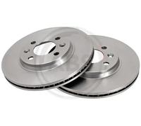 2x Disco de freno ventilado 15948 A.B.S. para SAAB 900 I Combi Coupe 9000 900 I