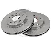 2x Disco de freno ventilado 15950 A.B.S. para MAZDA FORD USA