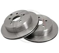 2x Disco de freno ventilado 16033 A.B.S. para TOYOTA SUPRA PREVIA I