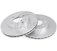 2x Disco de freno ventilado 16039 A.B.S. para ROVER HONDA LOTUS MG
