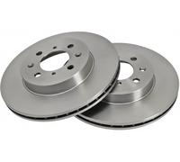 2x Disco de freno ventilado 16059 A.B.S. para ROVER HONDA