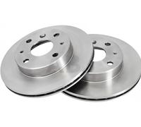 2x Disco de freno ventilado 16169 A.B.S. para DAIHATSU CHARADE III CHARADE IV