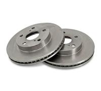 2x Disco de freno ventilado 16232 A.B.S. para TOYOTA PREVIA I
