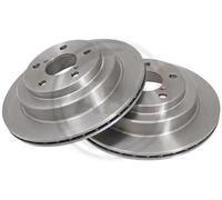 2x Disco de freno ventilado 16274 A.B.S. para SUBARU LEGACY I IMPREZA Sedán