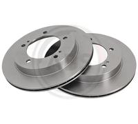2x Disco de freno ventilado 16294 A.B.S. para SUZUKI GEO