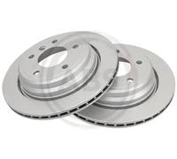 2x Disco de freno ventilado 16340 A.B.S. para BMW ALPINA