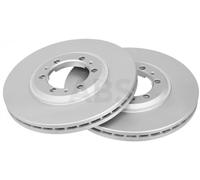 ABS All Brake Systems Disco de freno 16485 ventilado Ø280 mm 26 mm para Opel y Isuzu 2 discos