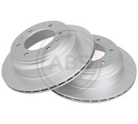2x Disco de freno ventilado 16506 A.B.S. para OPEL ISUZU