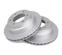 2x Disco de freno ventilado 16506 A.B.S. para OPEL ISUZU
