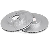 2x Disco de freno ventilado 16588 A.B.S. para HONDA SHUTTLE LEGEND III PRELUDE V