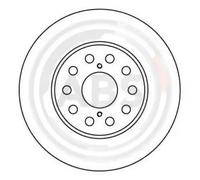 2x Disco de freno ventilado 16612 A.B.S. para TOYOTA MR2 II
