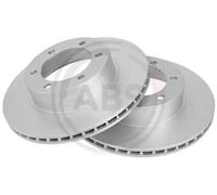 2x Disco de freno ventilado 16897 A.B.S. para TOYOTA LAND CRUISER 90