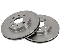 2x Disco de freno ventilado 16927 A.B.S. para DAEWOO CHEVROLET