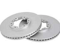 2x Disco de freno ventilado 16989 A.B.S. para NISSAN INFINITI