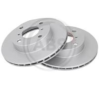 2x Disco de freno ventilado 16995 A.B.S. para SUZUKI WAGON R+ Hatchback ALTO VI