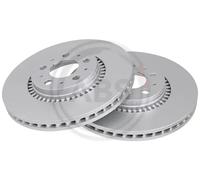 2x Disco de freno ventilado 17012 A.B.S. para VOLVO S80 I XC70 I Cross Country