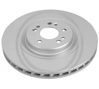 2x Disco de freno ventilado 17037 A.B.S. para MERCEDES-BENZ CLASE M