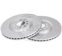 2x Disco de freno ventilado 17058 A.B.S. para AUDI VW SEAT SKODA