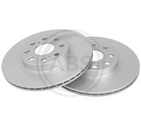 2x Disco de freno ventilado 17167 A.B.S. para TOYOTA MR2 III