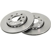 2x Disco de freno ventilado 17191 A.B.S. para VW AUDI