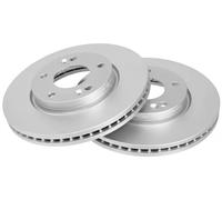 2x Disco de freno ventilado 17198 A.B.S. para HYUNDAI TRAJET SANTA FÉ I