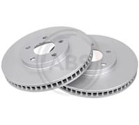 2x Disco de freno ventilado 17254 A.B.S. para CHEVROLET CADILLAC BUICK