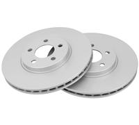 2x Disco de freno ventilado 17319 A.B.S. para CHRYSLER DODGE