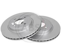 2x Disco de freno ventilado 17349 A.B.S. para MINI MINI MINI Descapotable