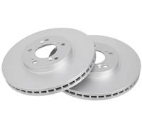 2x Disco de freno ventilado 17358 A.B.S. para HONDA ACCORD VI LEGEND III